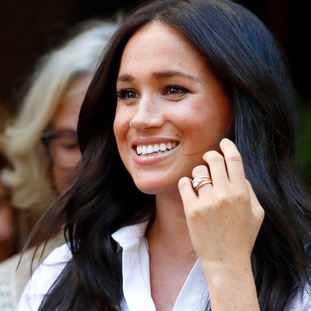 Meghan Markle's been spotted wearing a pair of shoes made from water bottles