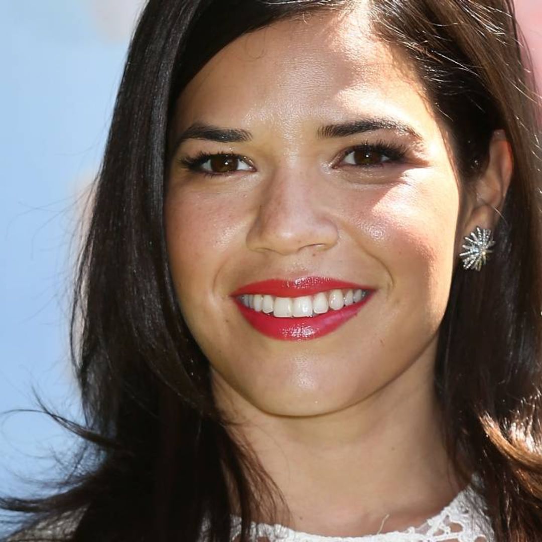 America Ferrera shares rare photo of son Sebastian – and admits surprise at his blonde hair