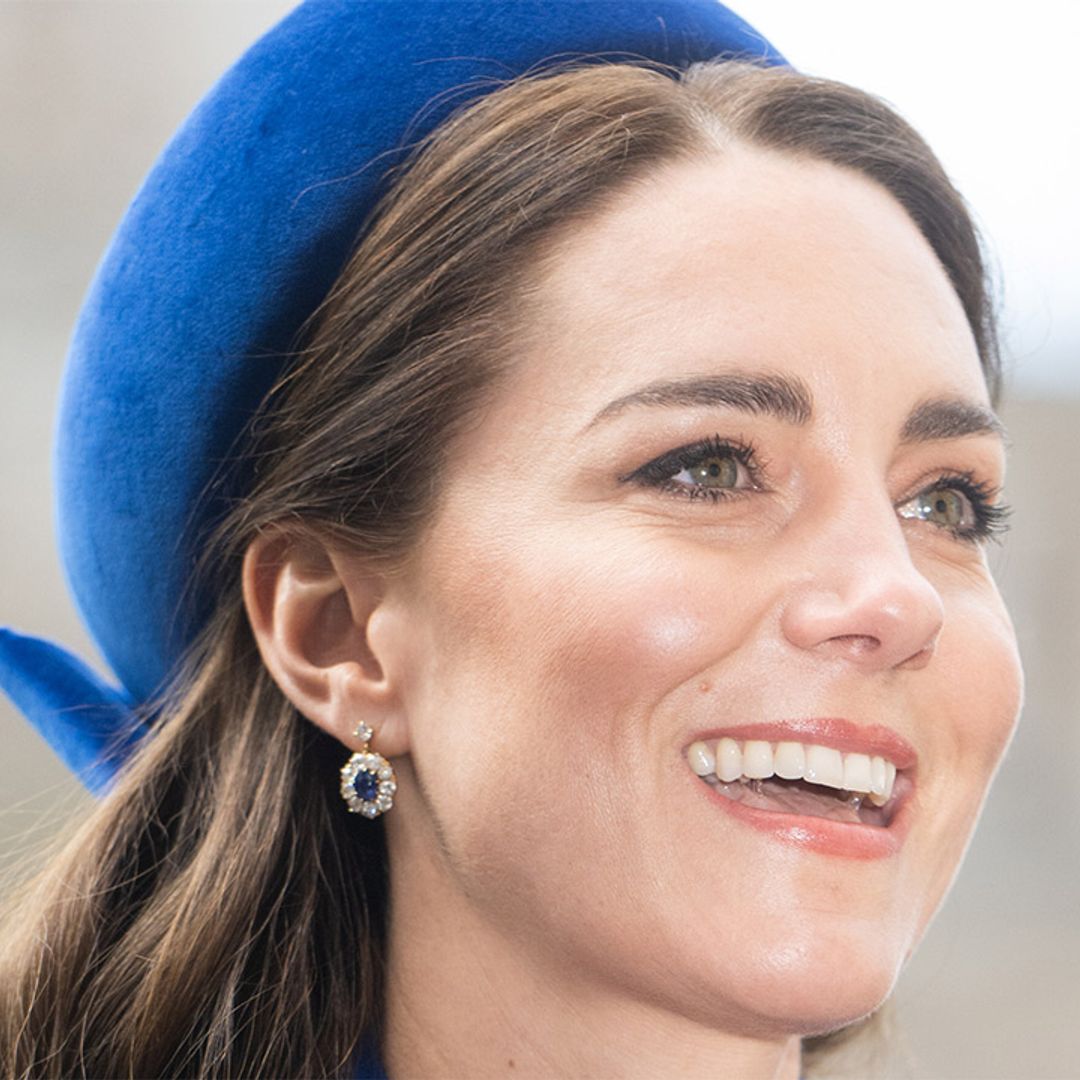 Kate Middleton makes jaws drop in royal blue dress - and a Jackie O style hat