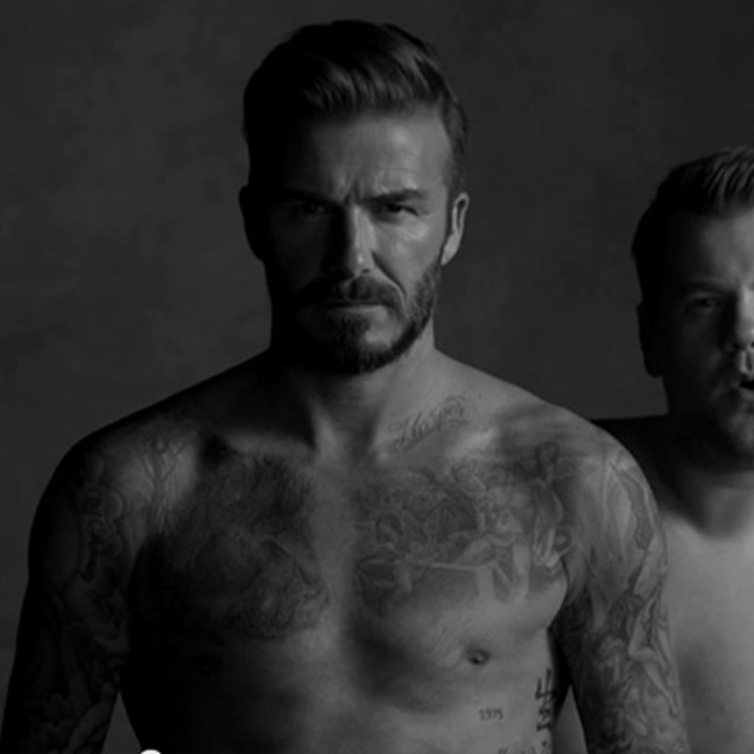 David Beckham teams up with James Corden for hilarious new underwear skit