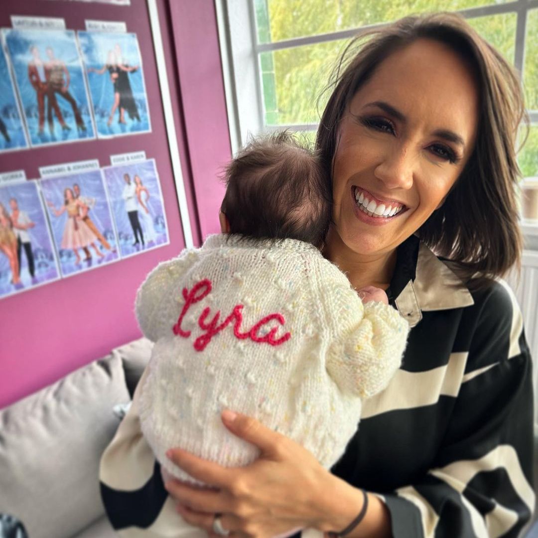 Janette Manrara cosies up to tiny daughter Lyra in heartwarming snap fans brand 'beautiful'