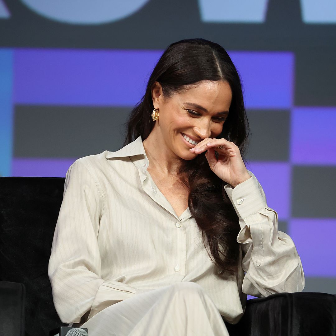 Meghan Markle caught in flirty exchange with Prince Harry during Austin talk