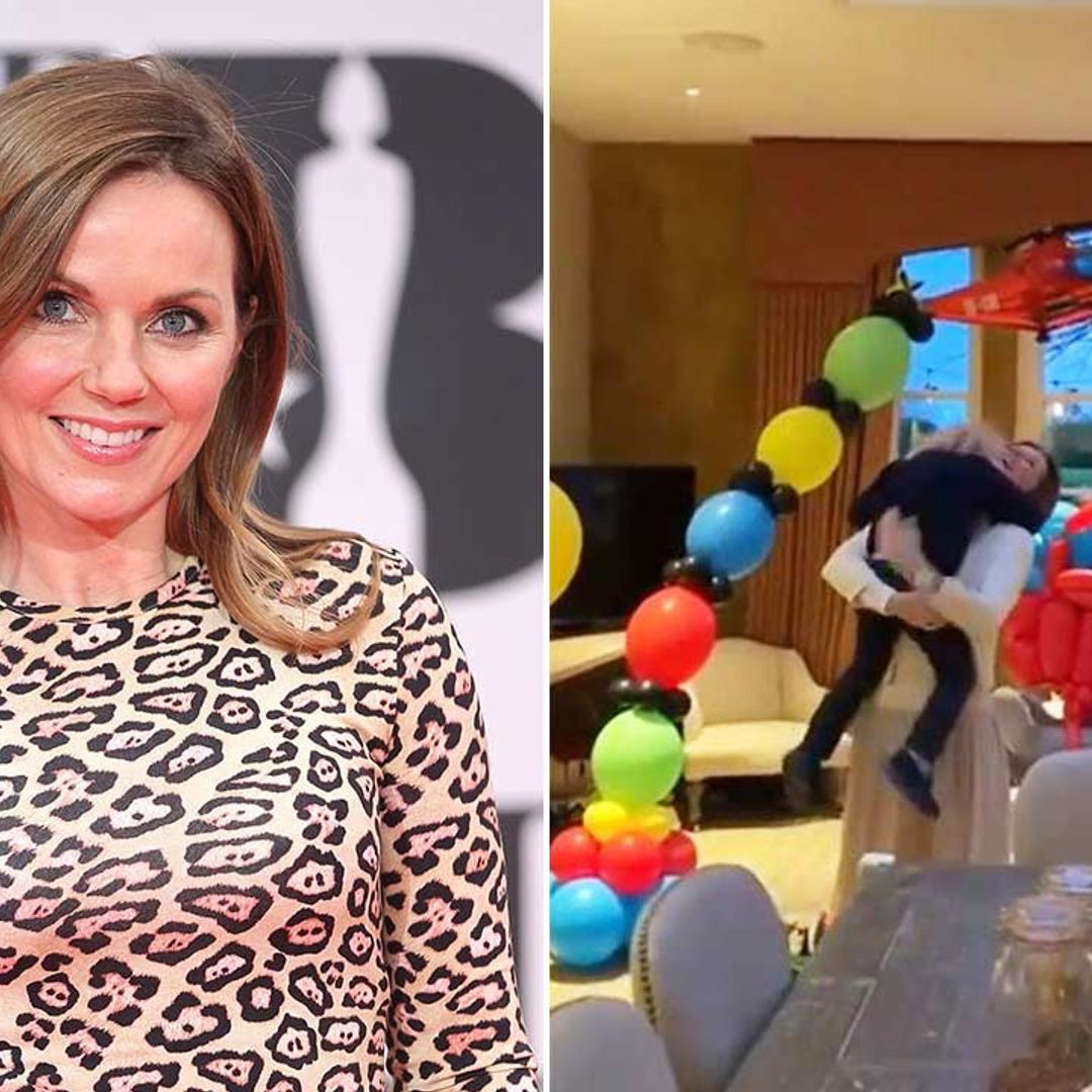 Geri Horner's fans spot Beckham reference in epic home video