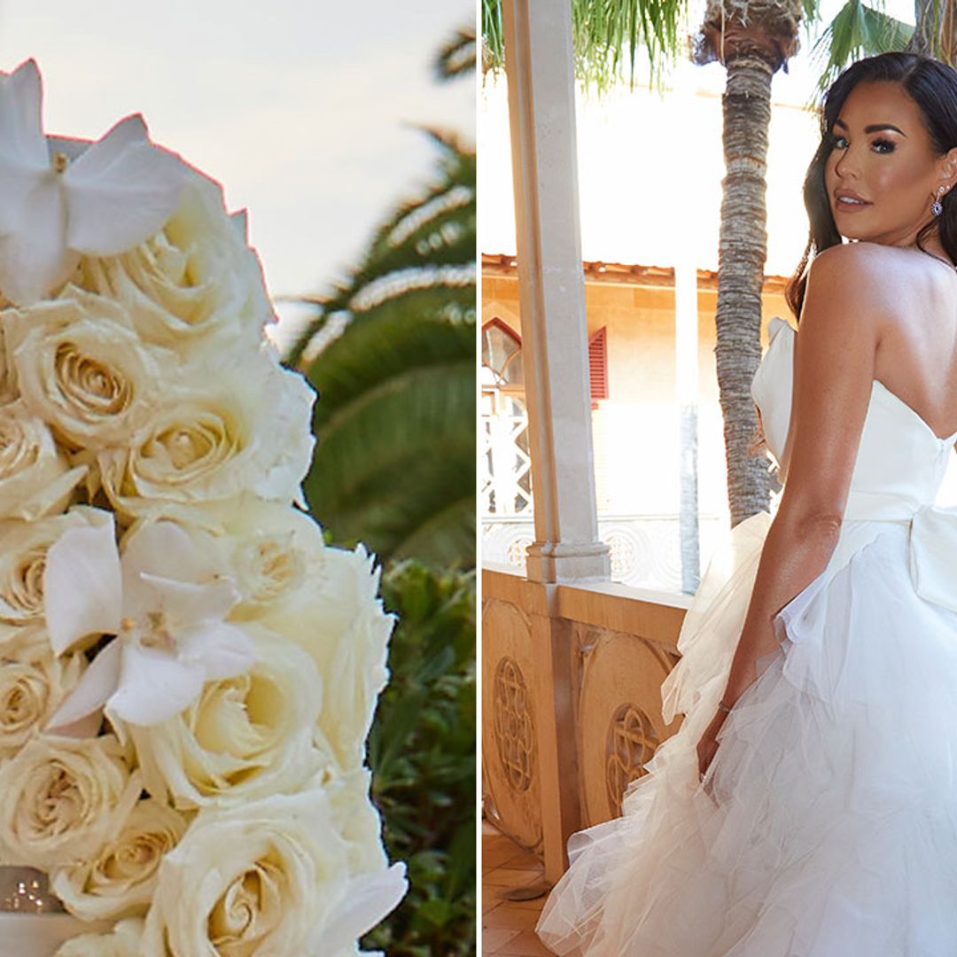 Jessica Wright and William Lee-Kemp's beautiful five-tiered wedding cake revealed