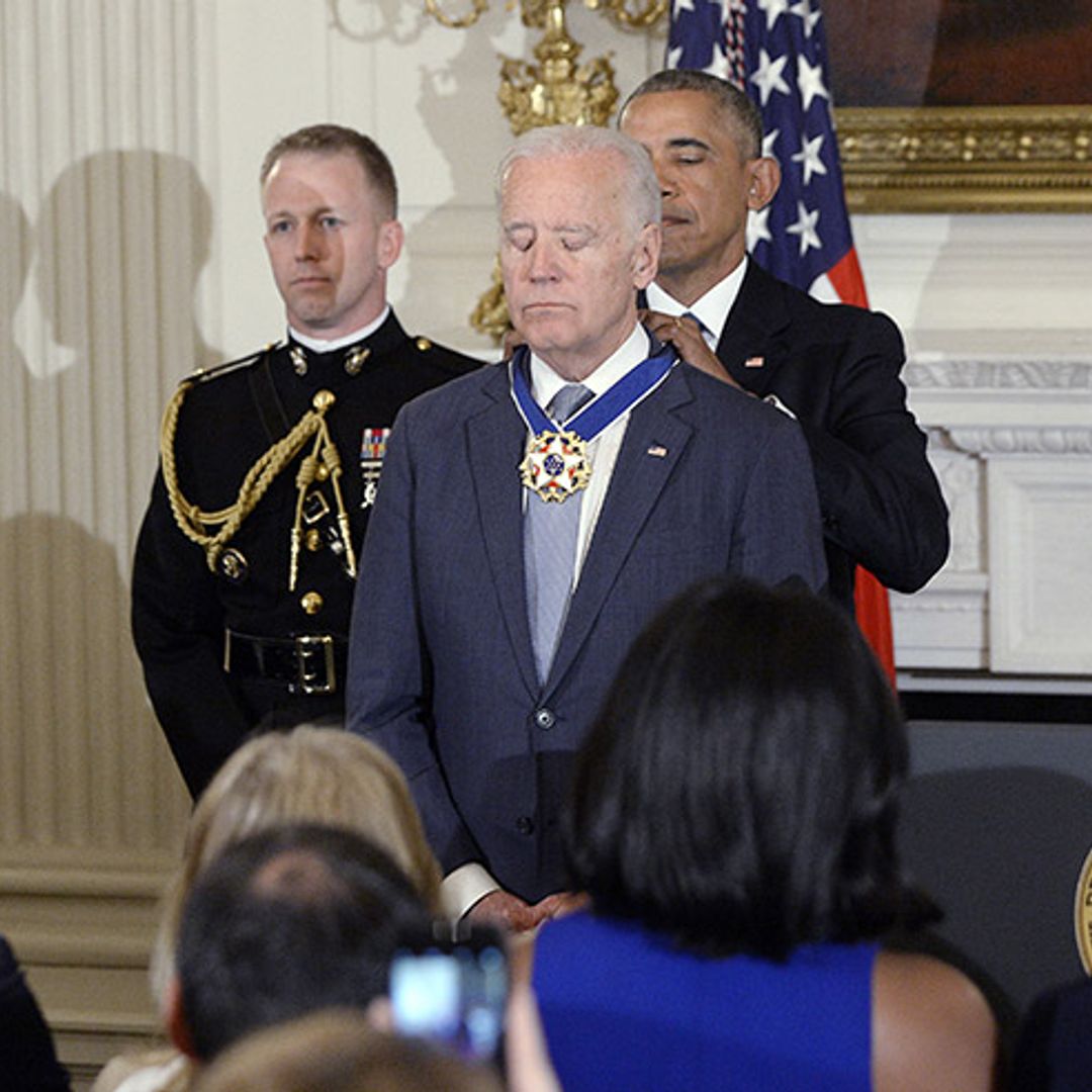 WATCH: Joe Biden cries after Barack Obama awards him Presidential Medal of Freedom