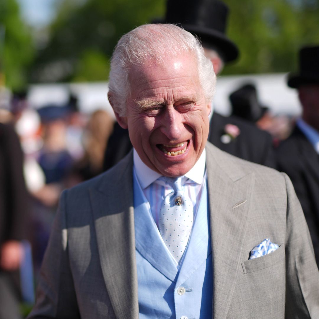 King Charles' secret nod to late Queen with precious sapphire and diamond pin