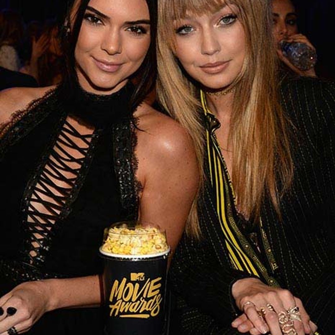 Gigi Hadid and Kendall Jenner reunite for glam girls' night out