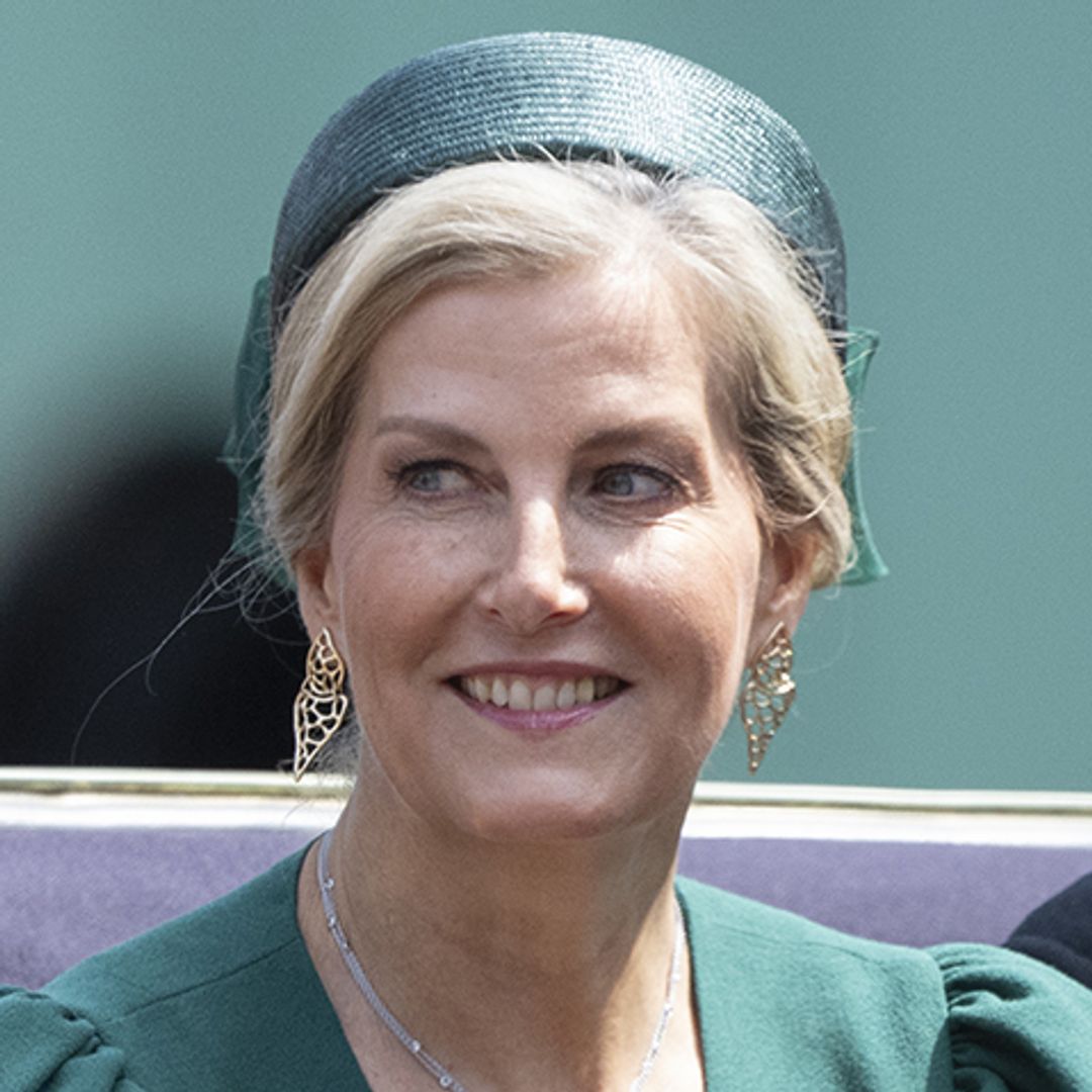 Duchess Sophie quietly keeps Prince Louis entertained during Trooping the Colour