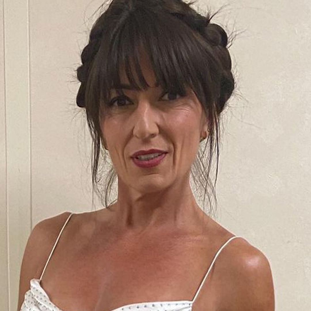 Davina McCall's satin thigh-split wedding dress wows fans