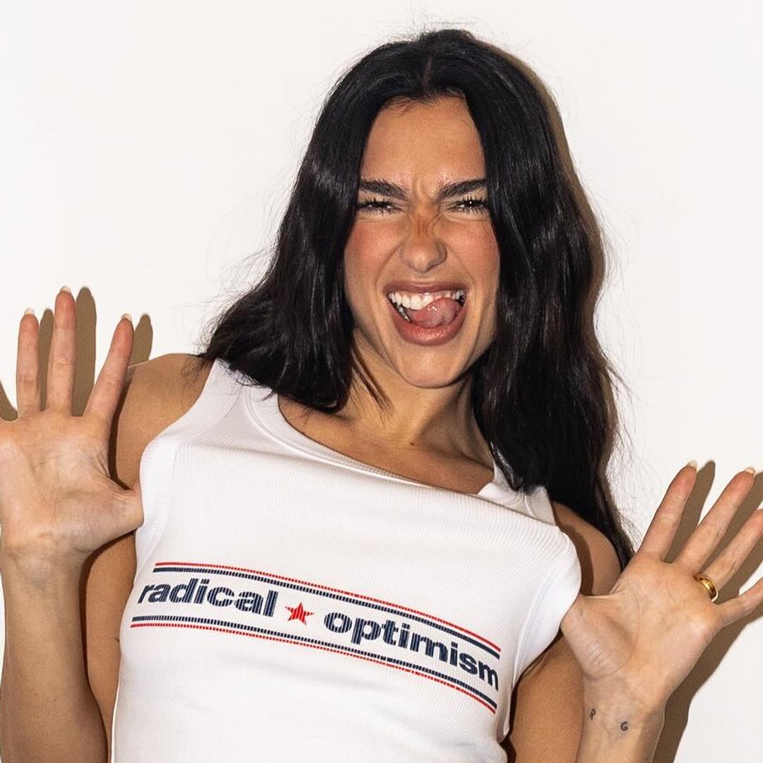 Dua Lipa's cut-out blush pink mini dress is perfect for brides-to-be