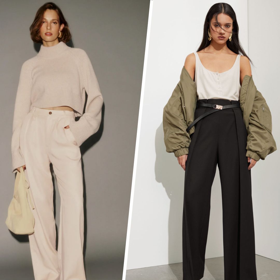 Wide-leg trousers are trending right now and these are our favourites