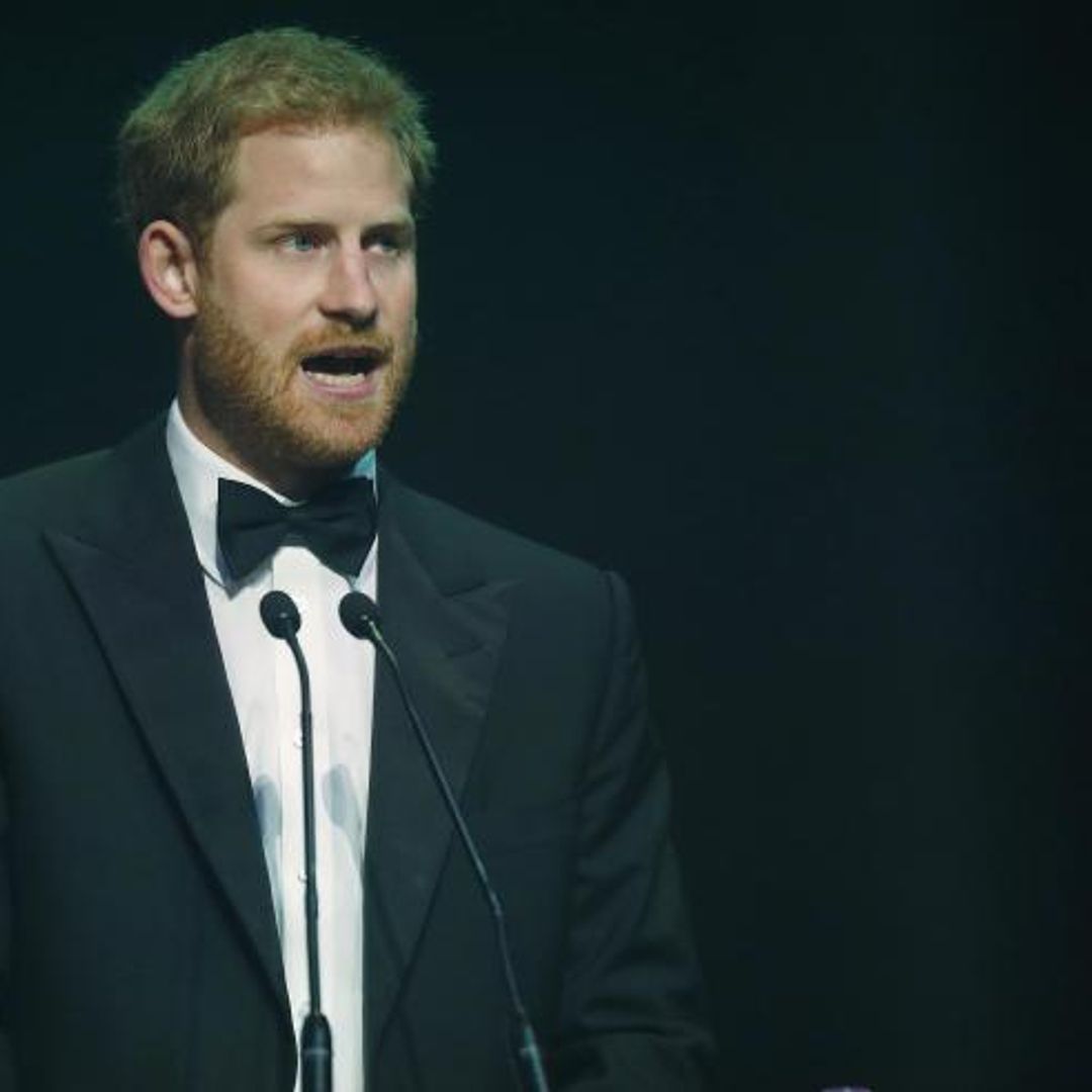 Prince Harry collects award for Princess Diana at the Attitude magazine awards