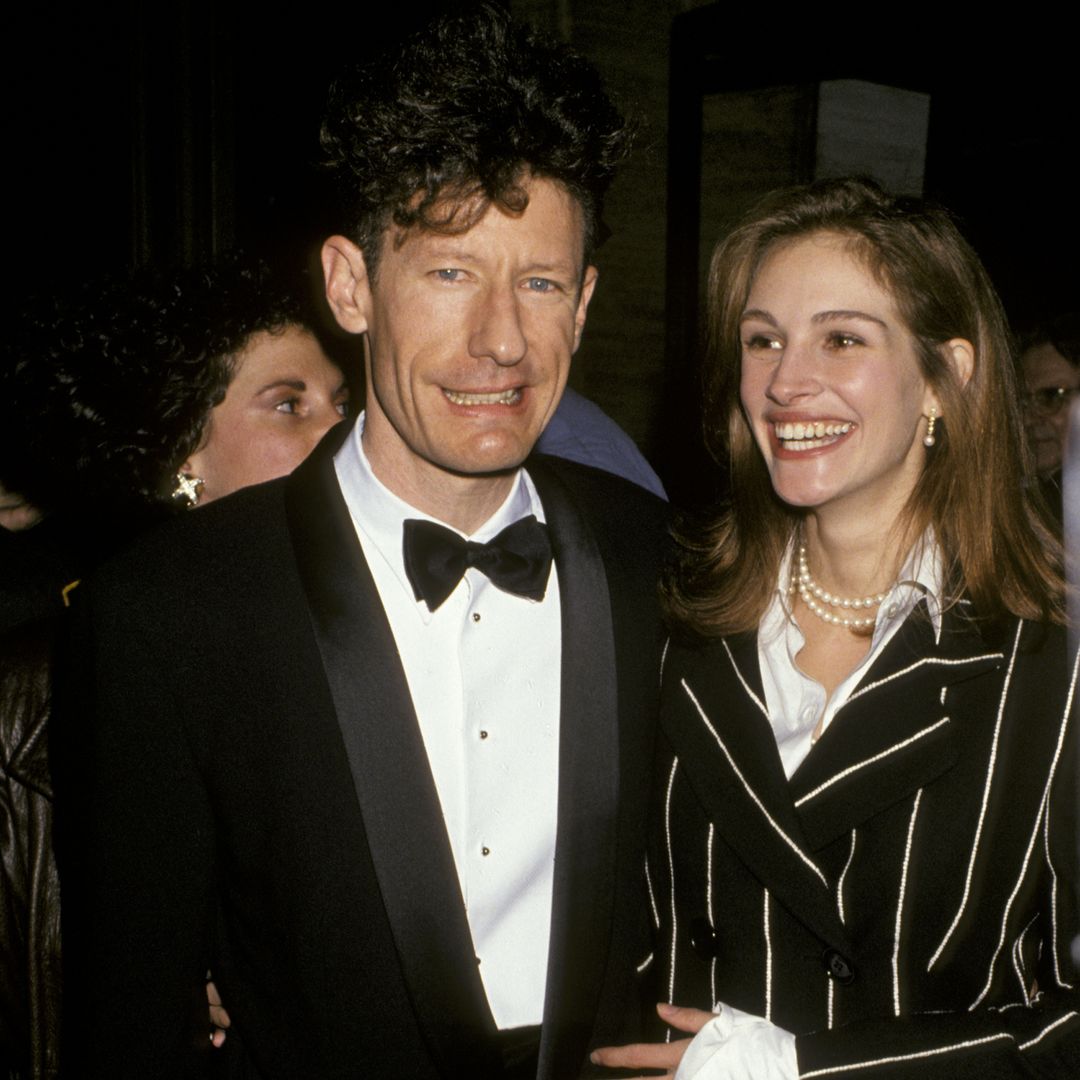 Lyle Lovett and Julia Roberts at the Avery Fisher Hall, Lincoln Center in New York City, New York