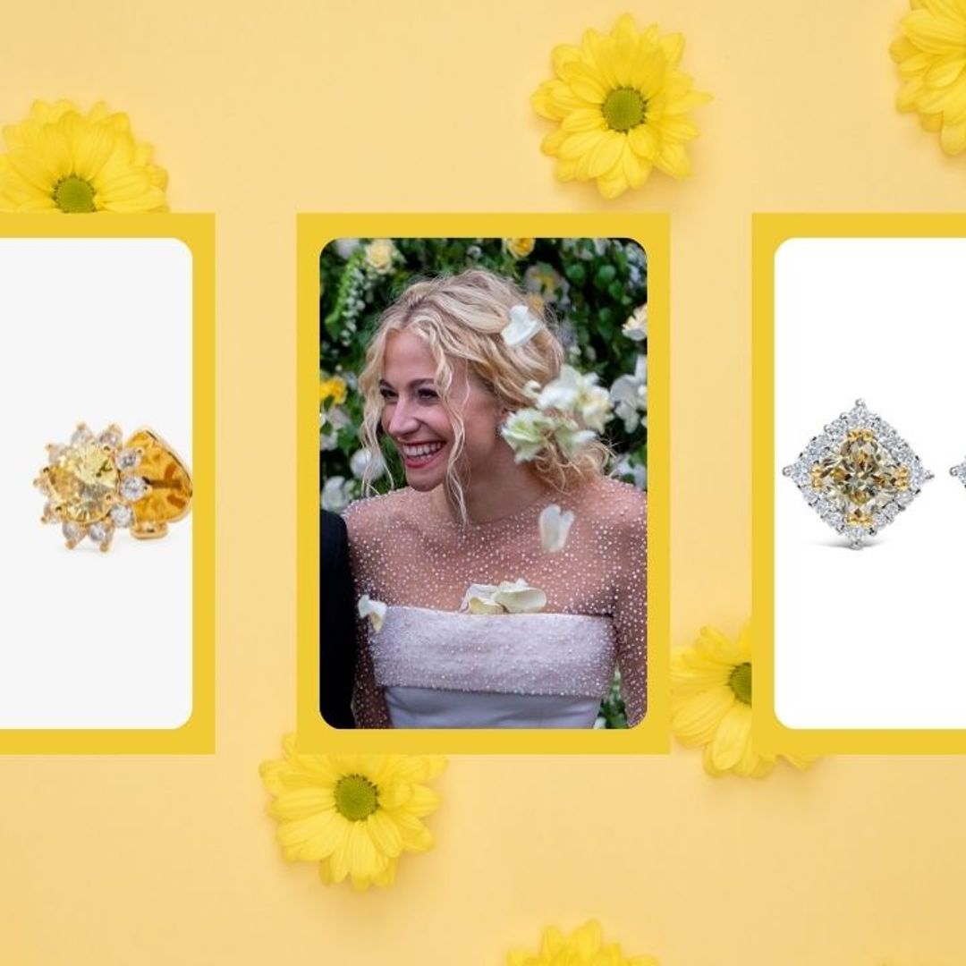 Pixie Lott's vivid yellow bridal earrings stole the show - and you can too with these lookalikes