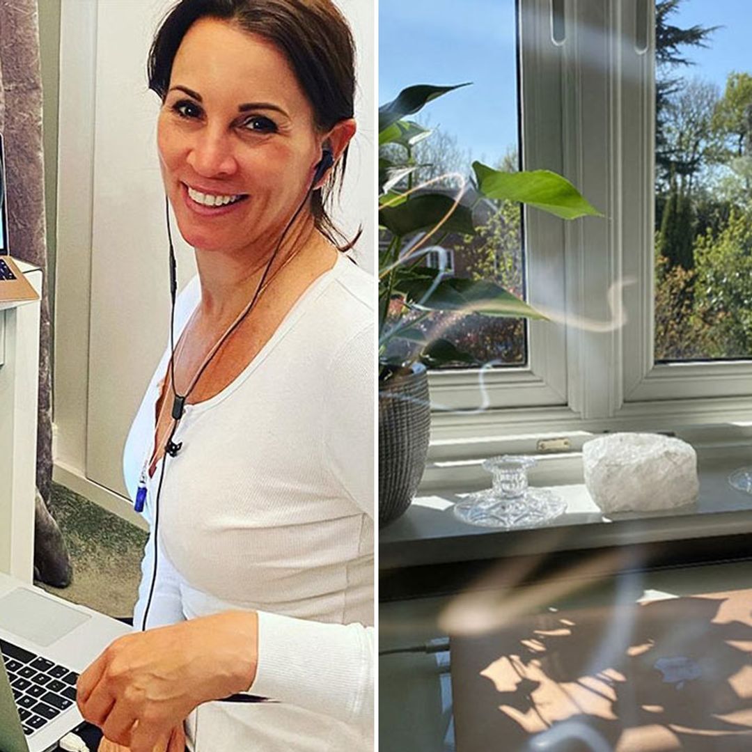 Andrea McLean transforms bedroom into beautiful home office