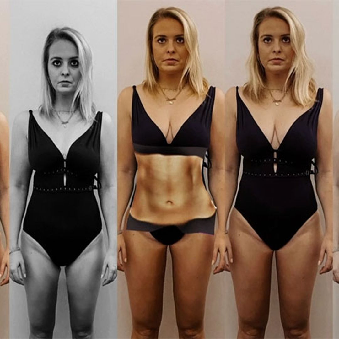 I photoshopped my body to show all the different 'ideal' figures throughout history