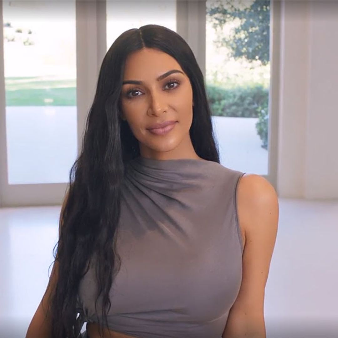 Kim Kardashian shares a rare glimpse into her bathroom and it includes an epic lavender forest