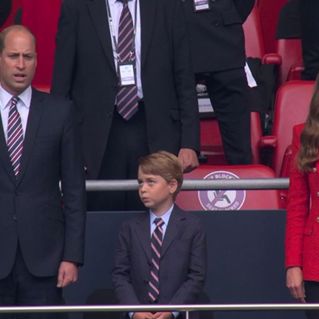 Kate Middleton, Prince George and Prince William cheer on England team at Wembley - best photos