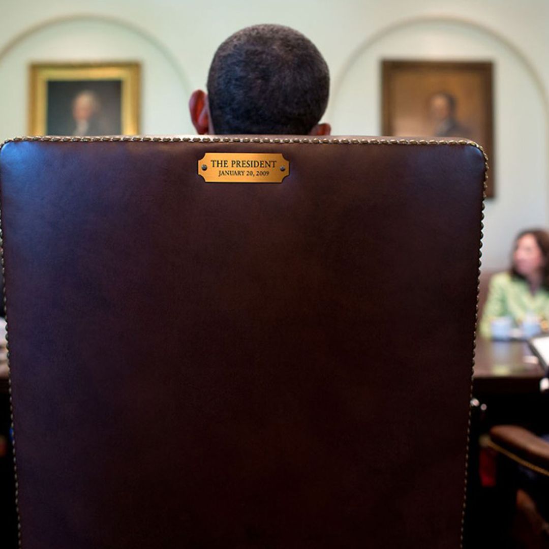 The cute moment mini Spider-Man caught Barack Obama in his web