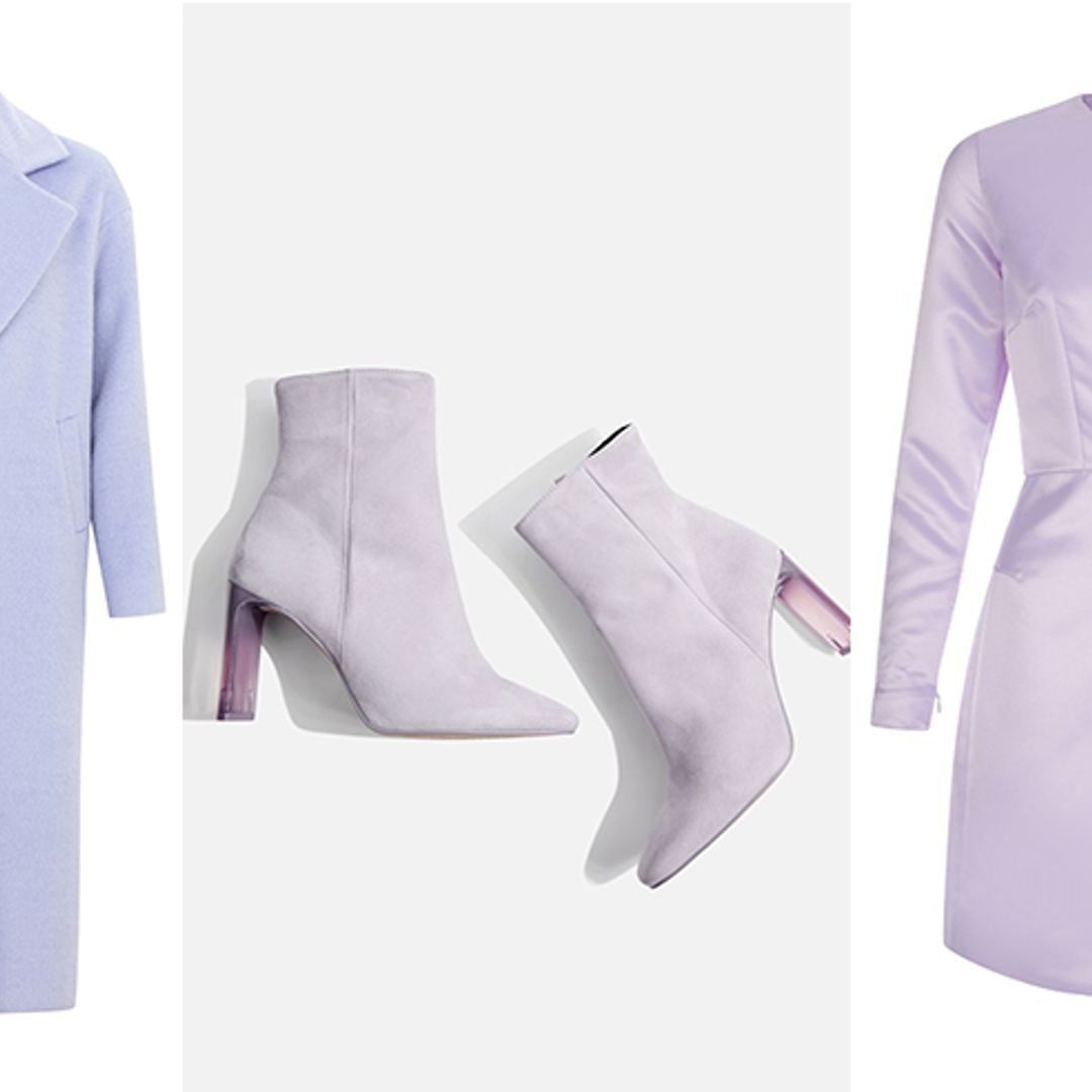 Lilac ladies! The trendiest hue right now