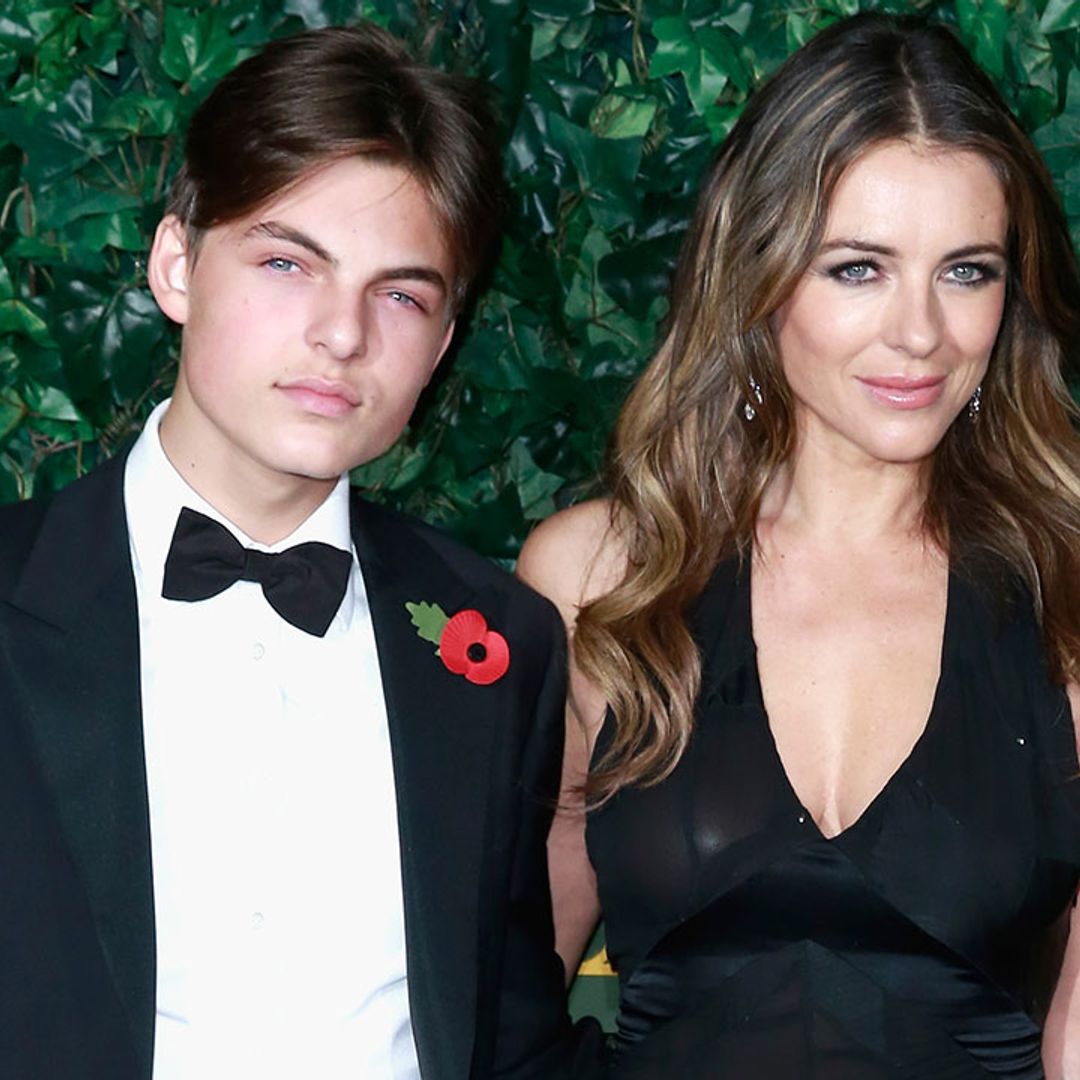 Elizabeth Hurley's son Damian says first year since his father's death has been 'bloody hard'