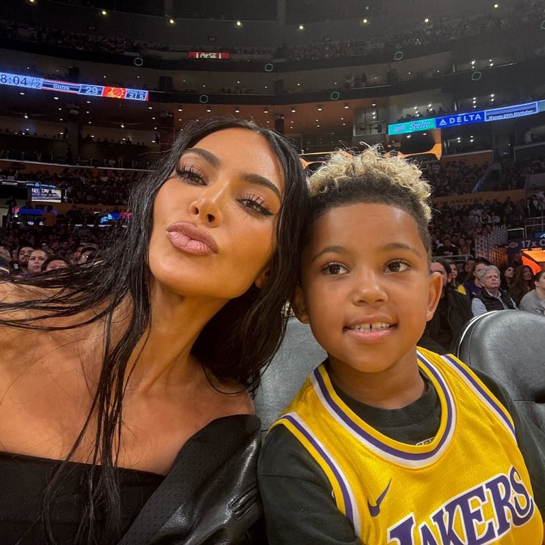 Kim Kardashian's son Saint runs out of family photoshoot in unseen video
