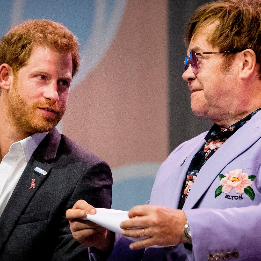 Prince Harry's moving tribute to Elton John before incredible concert milestone revealed