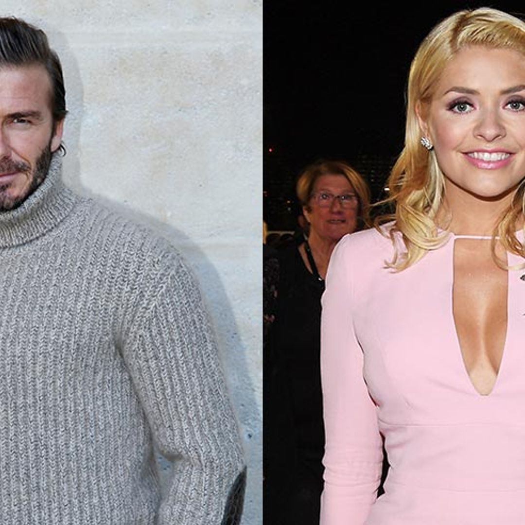 David Beckham and Holly Willoughby have been voted the nation's dream holiday companions