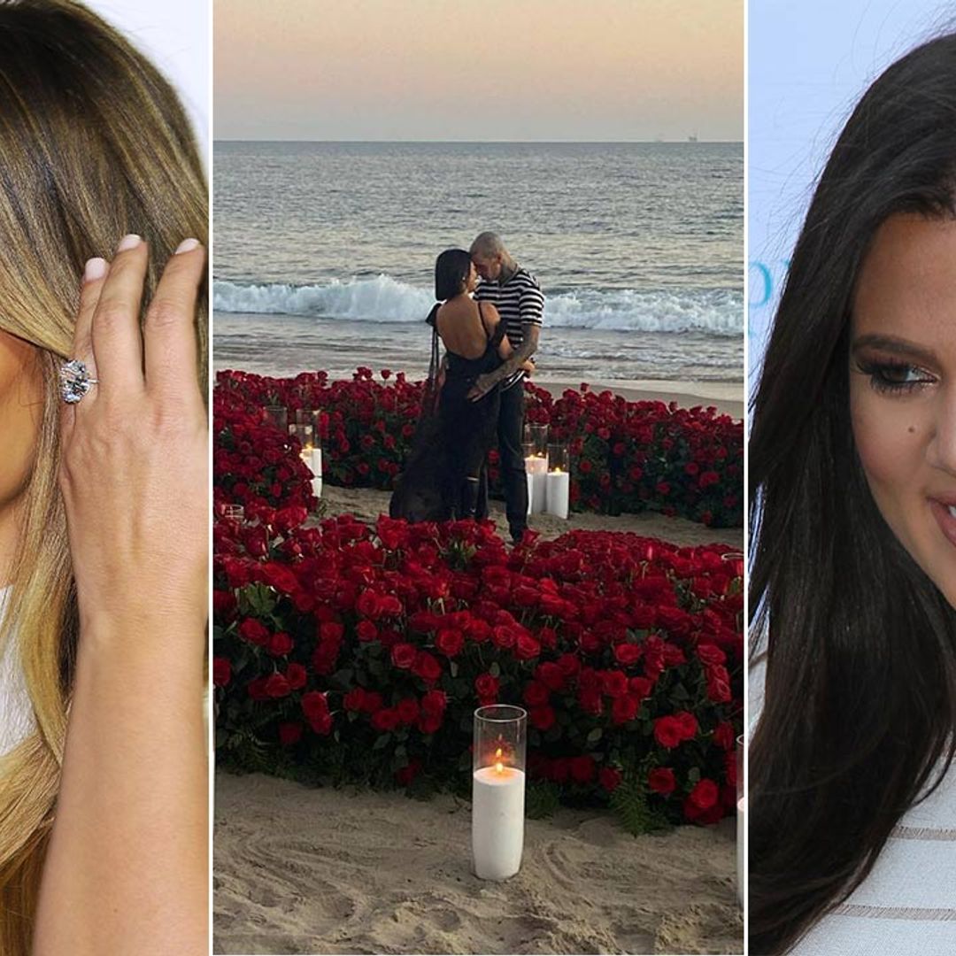Kourtney Kardashian's $1 million engagement ring is nothing like Kim and Khloe's