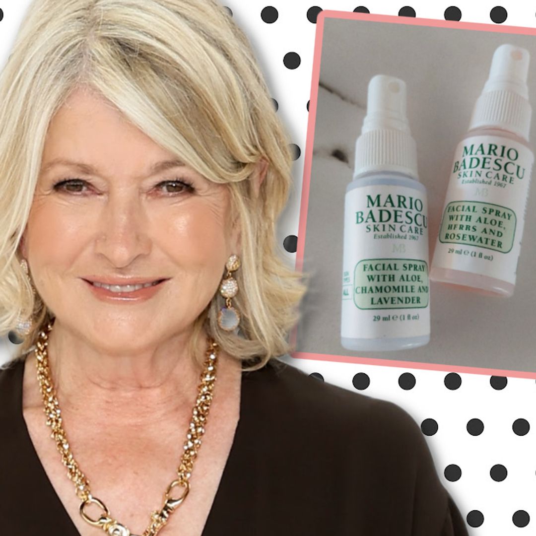 Martha Stewart, 82, loves this rosewater face mist for glowing skin and it's just $12 on Amazon