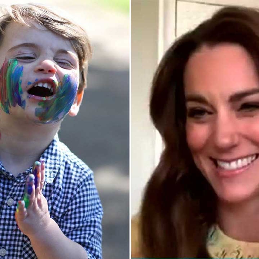 Kate Middleton reveals chaos of taking Prince Louis' messy rainbow portraits