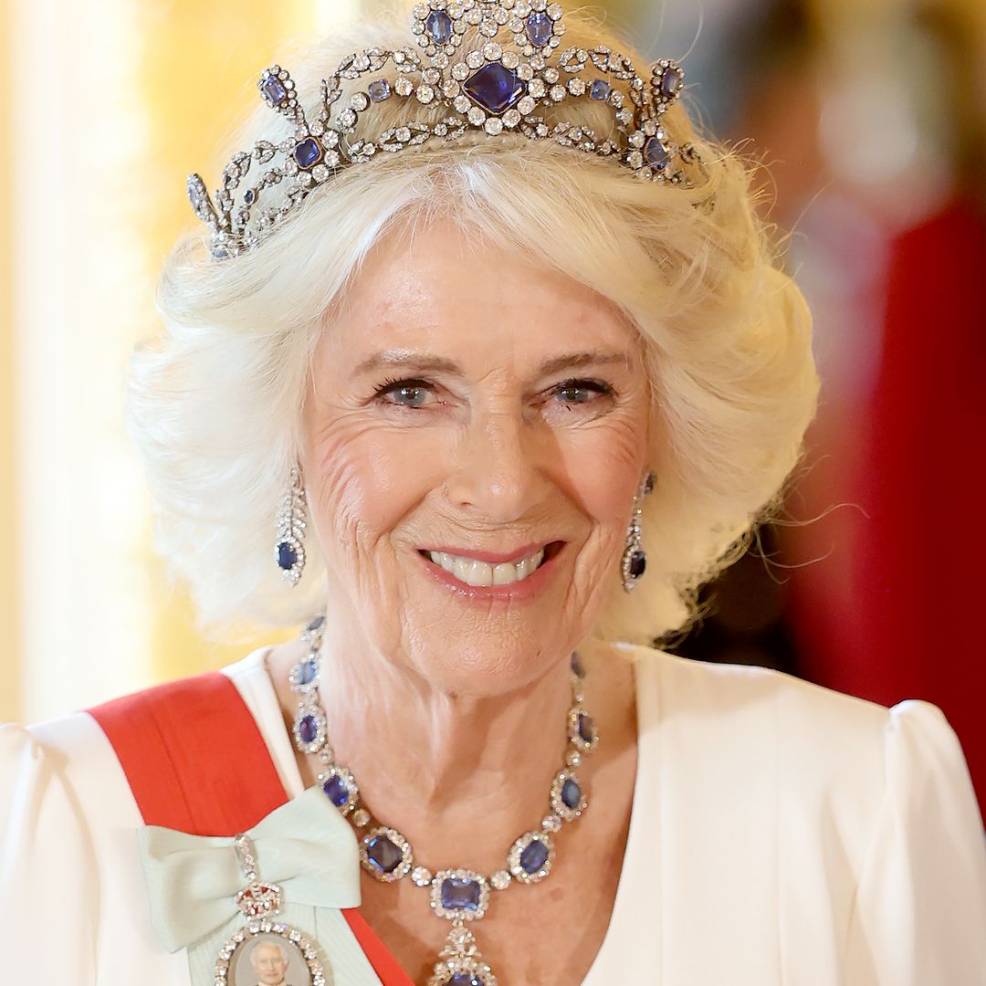 Queen Camilla just wore 'very stressful' King Charles portrait that took 100 hours to make