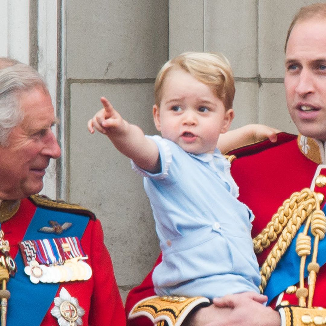 Doting grandfather Prince Charles shares birthday message for Prince George