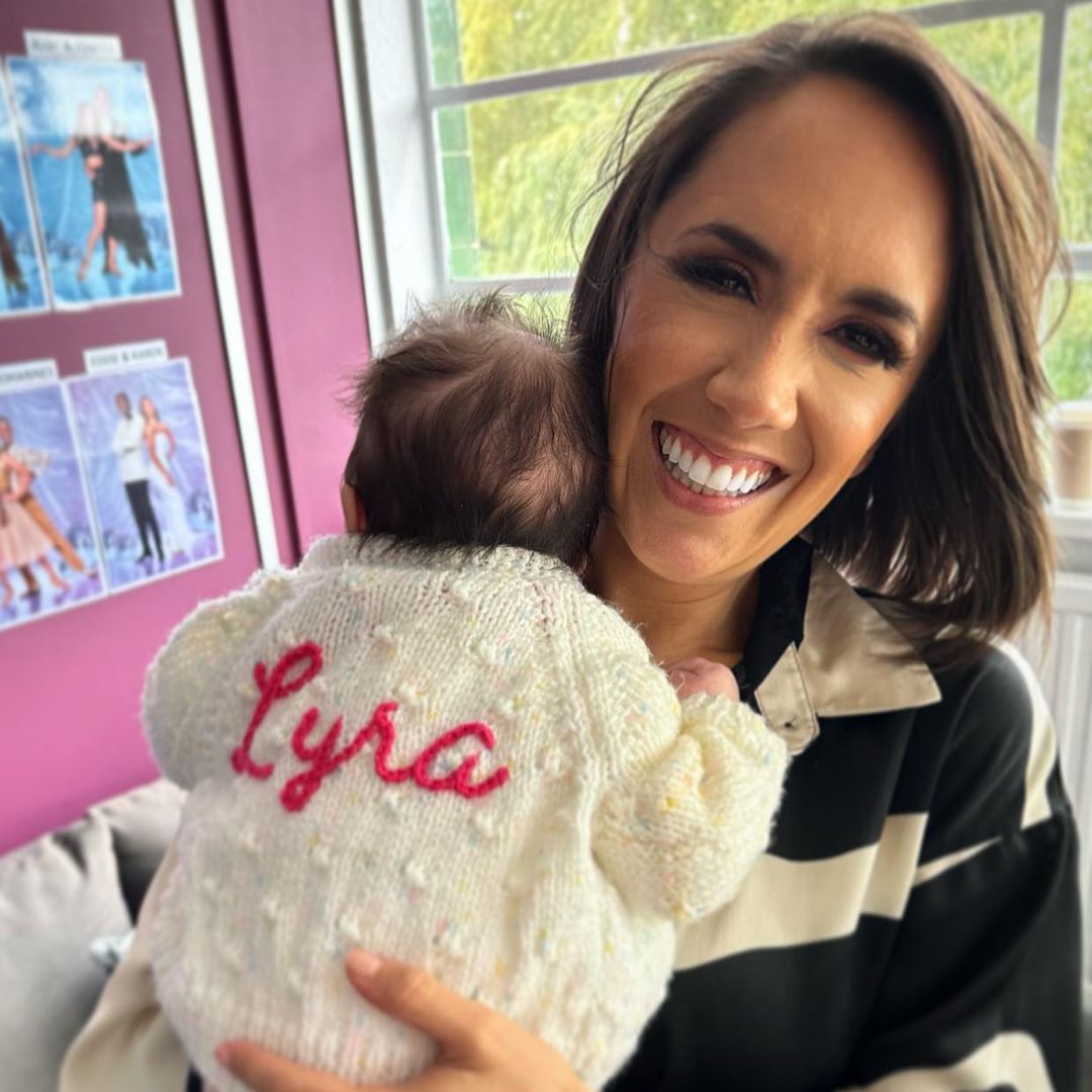 Janette Manrara shares ultra-cute photo of her 'Valentine' baby Lyra ahead of date with husband Aljaz