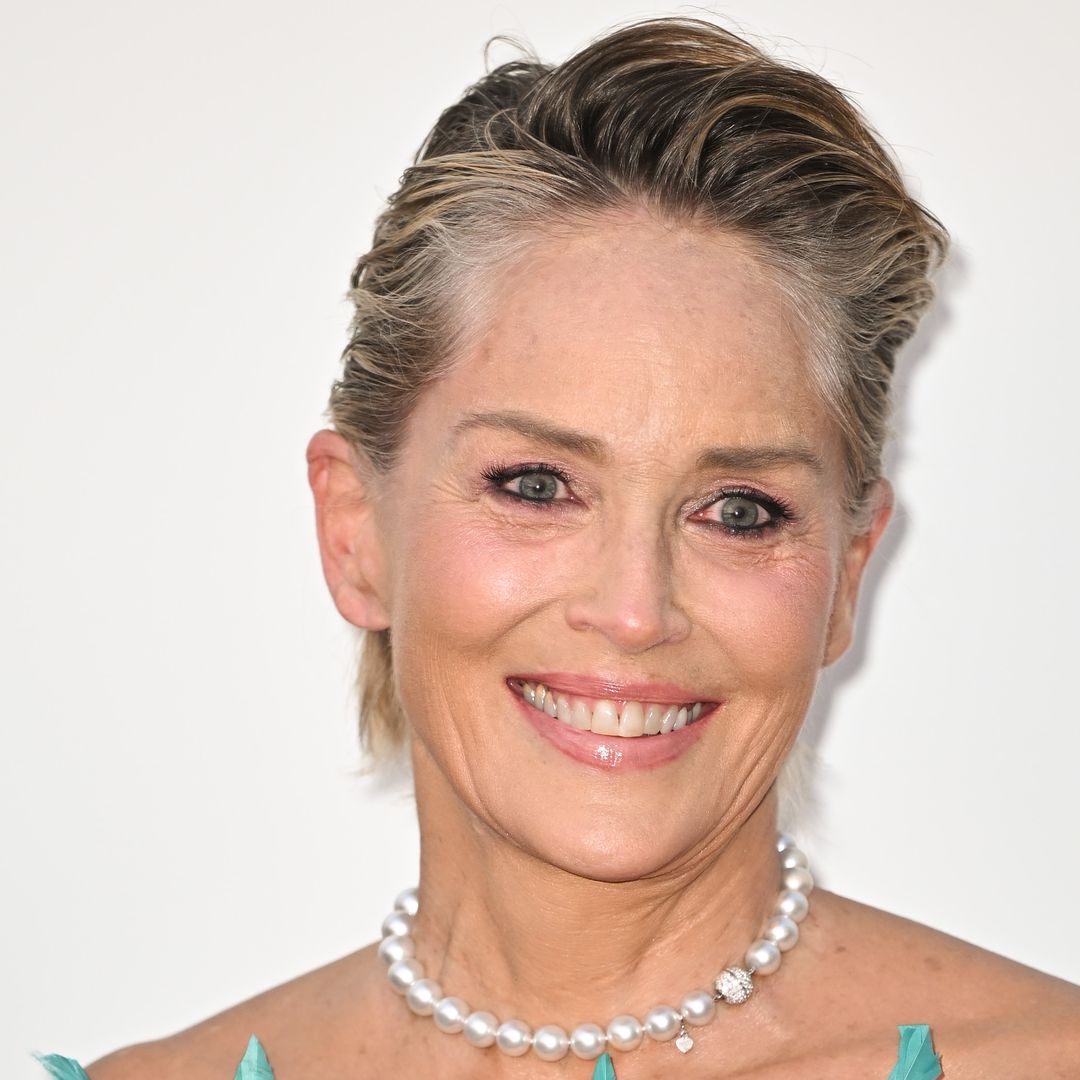 Sharon Stone just pulled off the floral print suit that many wouldn't dare wear