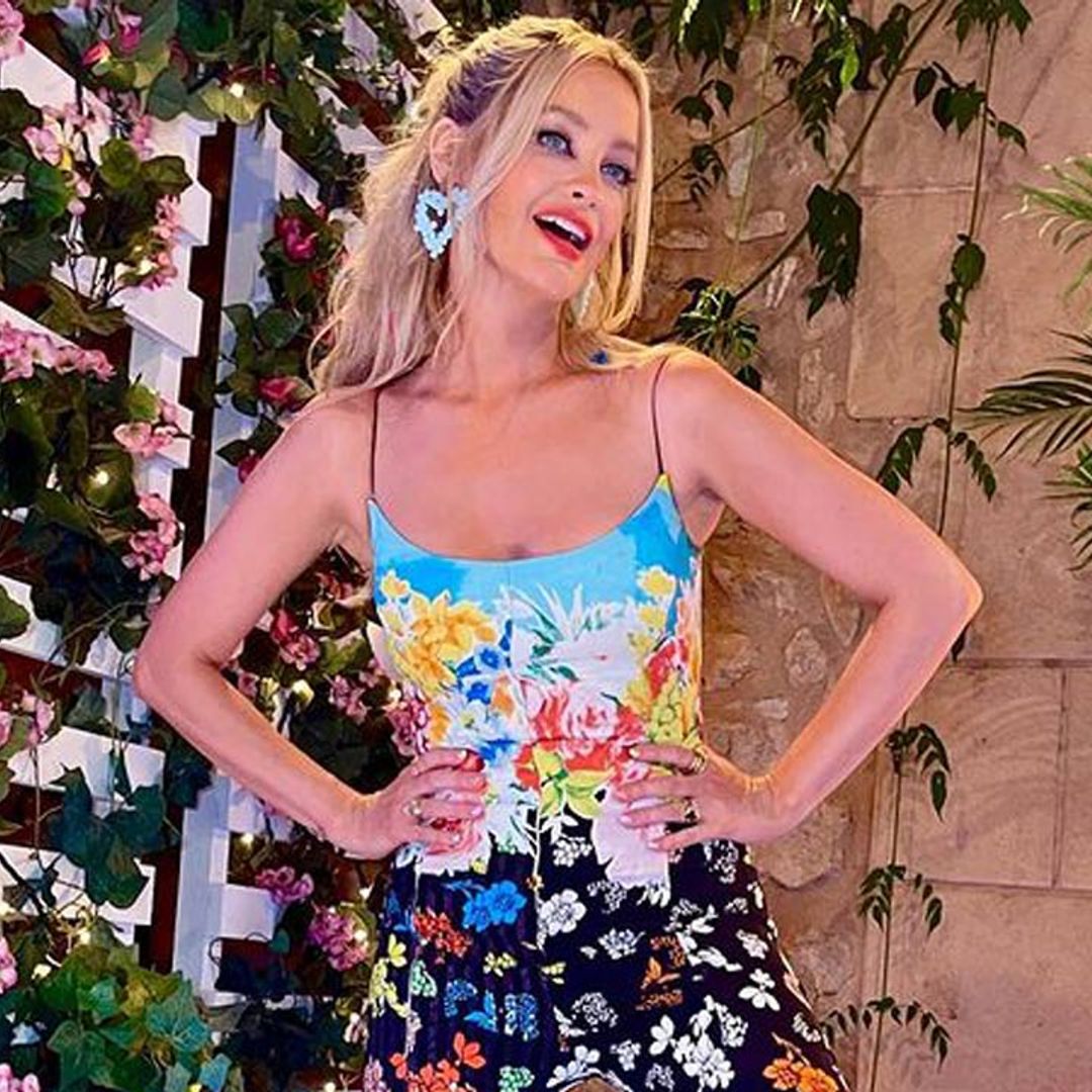 Laura Whitmore sports floral Versace jumpsuit for the Love Island 2022 final