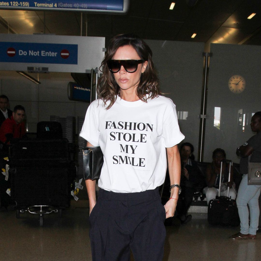 Victoria Beckham rewears her iconic Rolls Royce T-shirt for hilarious Super  Bowl commercial with David Beckham