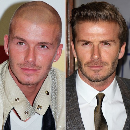 David Beckham debuts shocking peroxide blonde look – and Victoria has ...