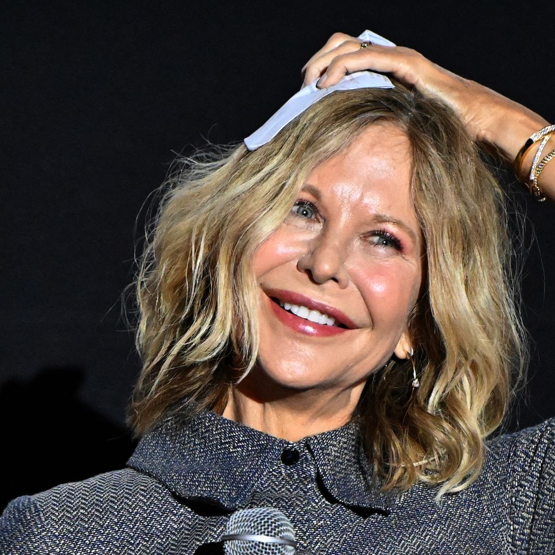 Meg Ryan showcases eternally youthful glow in waist-cinching dress for rare public appearance