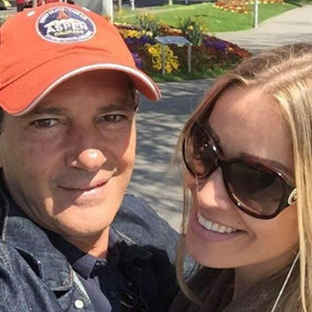 Antonio Banderas shares rare selfie with stunning girlfriend
