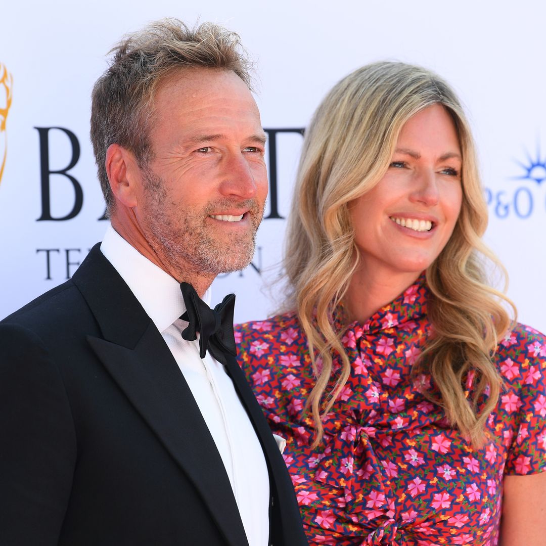Ben Fogle's lookalike children tower over him and wife Marina in rare tribute