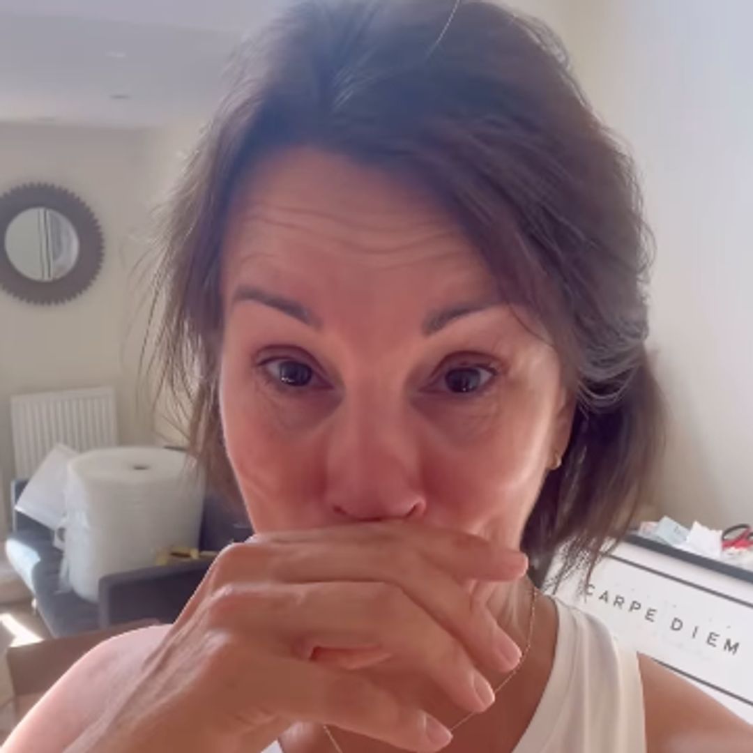 Tearful Andrea McLean forced to leave the UK after difficult life turn