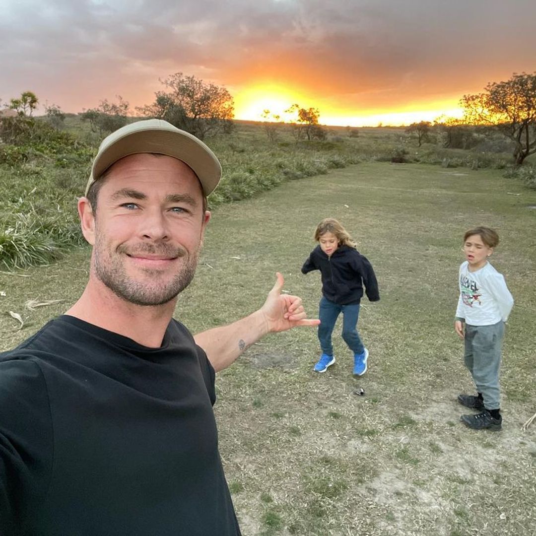 Chris Hemsworth's son, 10, is a daring mini-me in 'insane' video