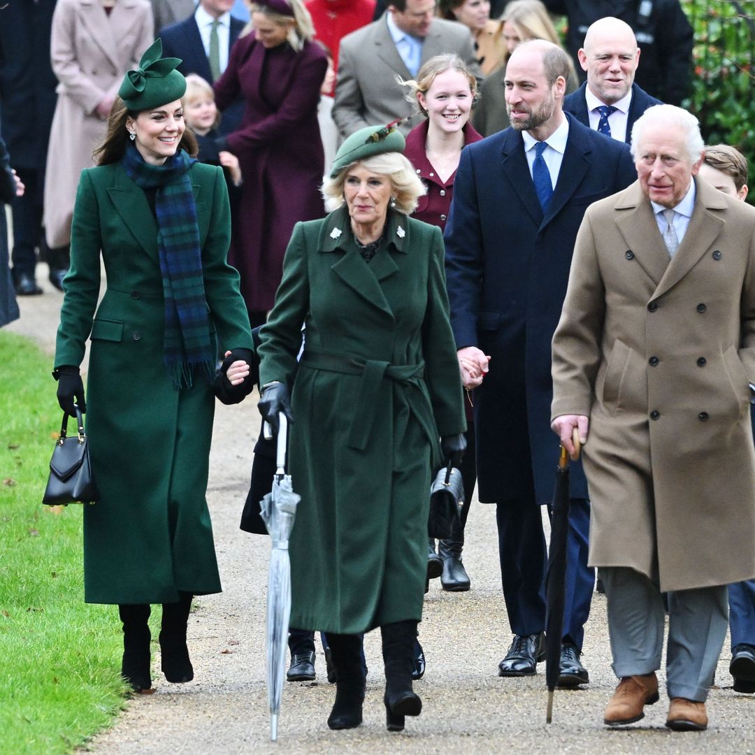 Prince William and Princess Kate reappear as King Charles and Queen Camilla lead royals on Christmas Day