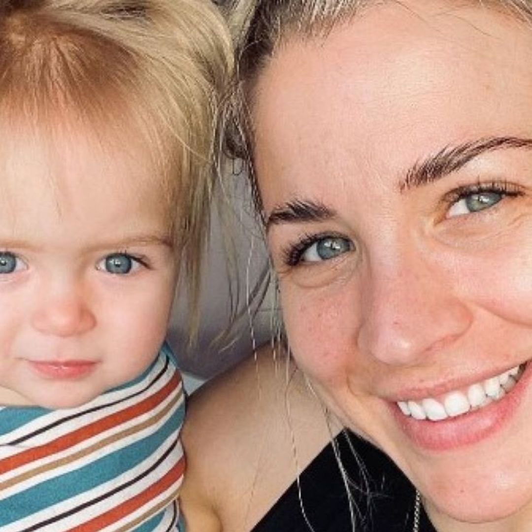 Gemma Atkinson's daughter Mia steals her food in hilarious video - and it's adorable