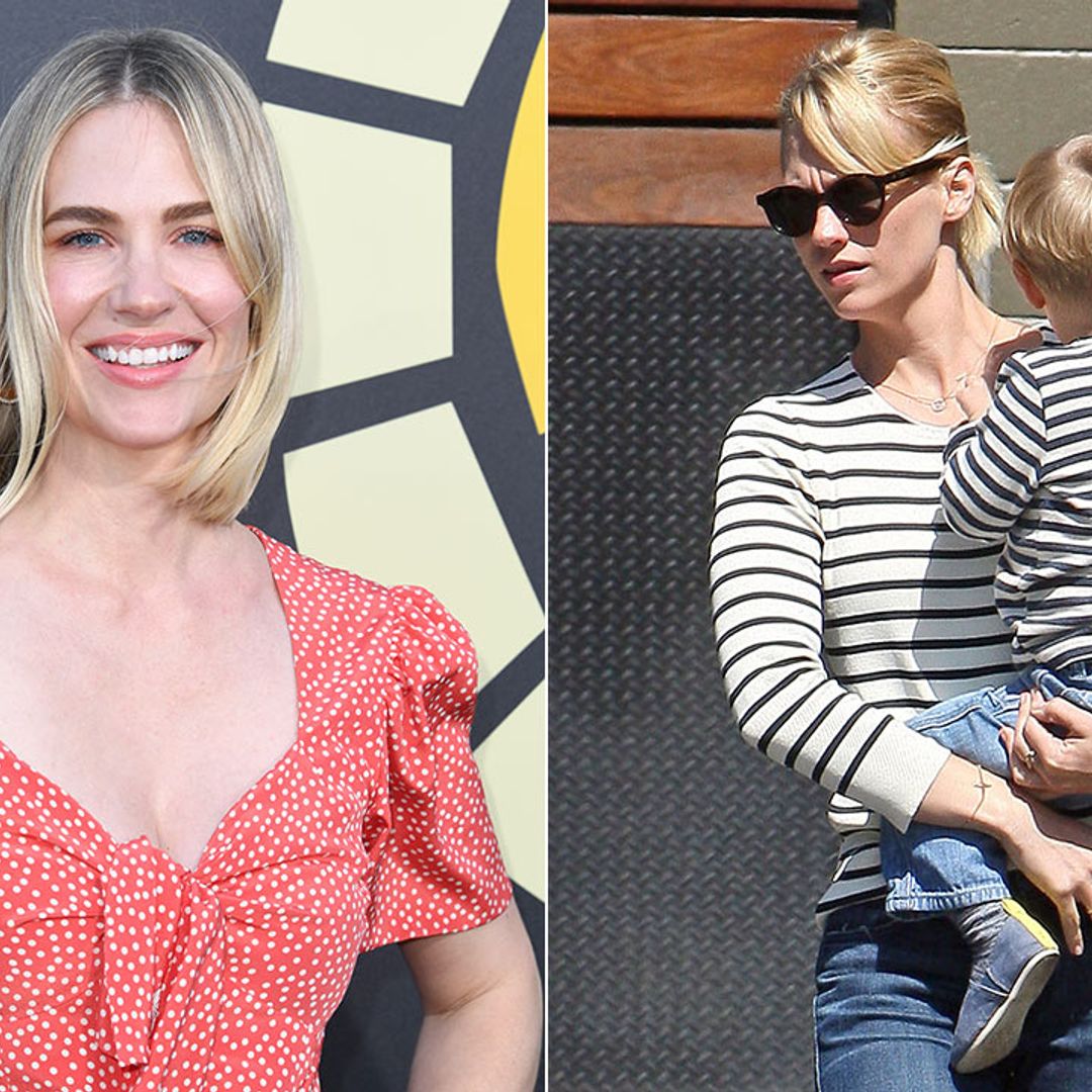 Everything January Jones has said about her son Xander's anonymous father