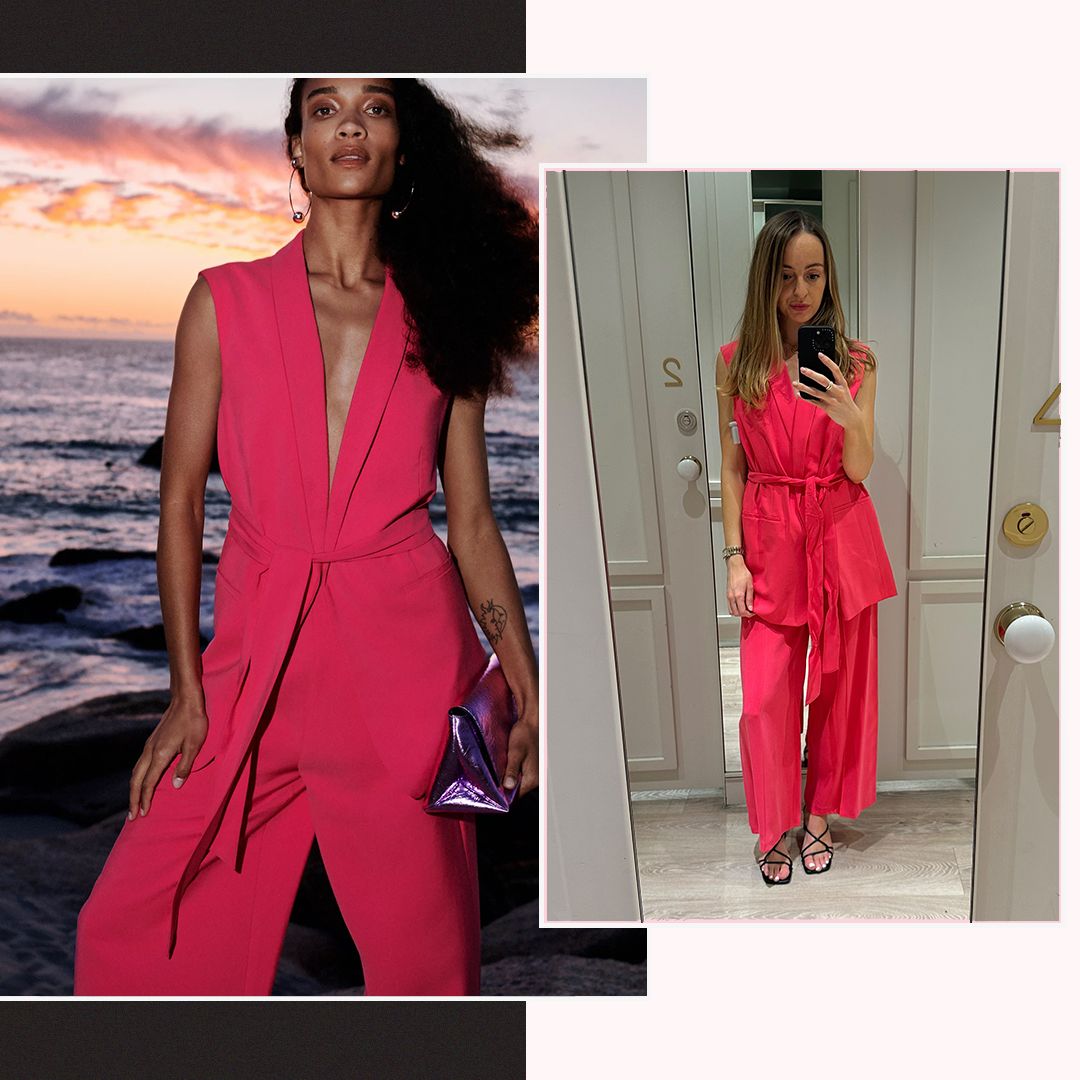 I tried Marks & Spencer's viral hot pink suit - these are my honest thoughts