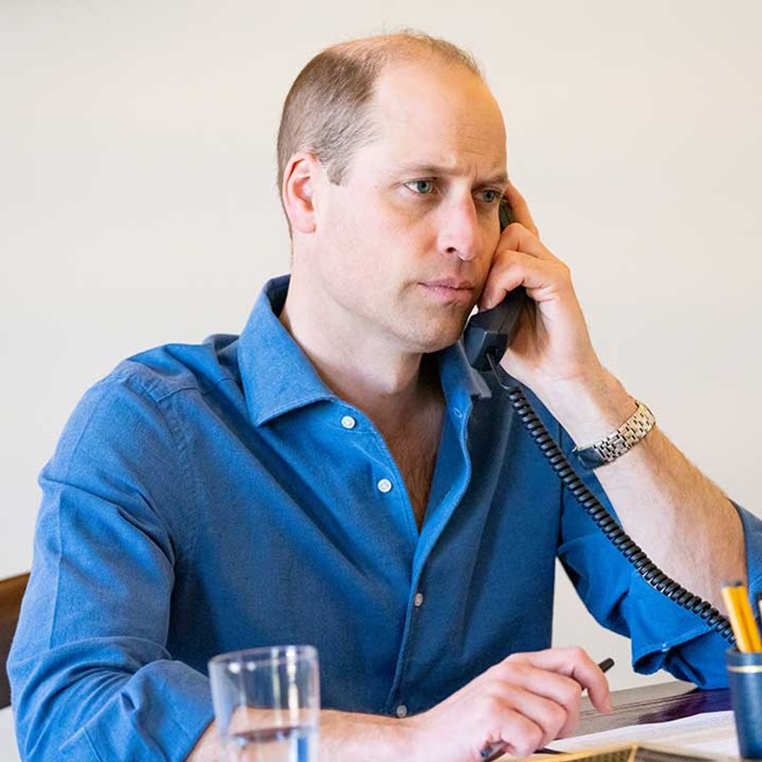 Prince William's 'emotional' call with nurse revealed as he praises NHS staff for 'fantastic work'