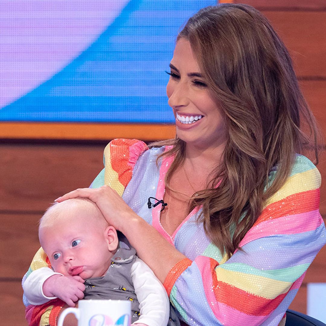Stacey Solomon's baby son Rex makes his Loose Women debut