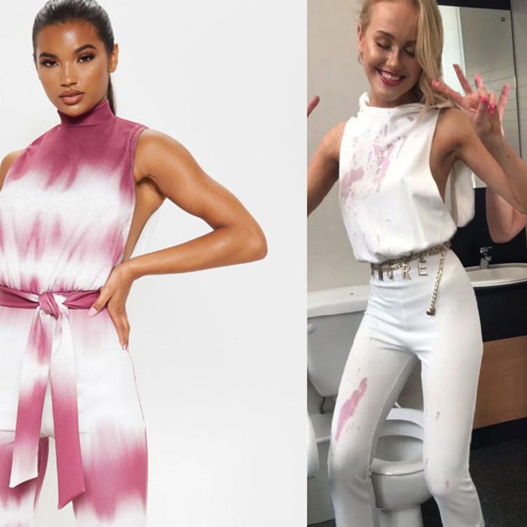 PrettyLittleThing is selling a tie-dye jumpsuit inspired by THAT viral photo